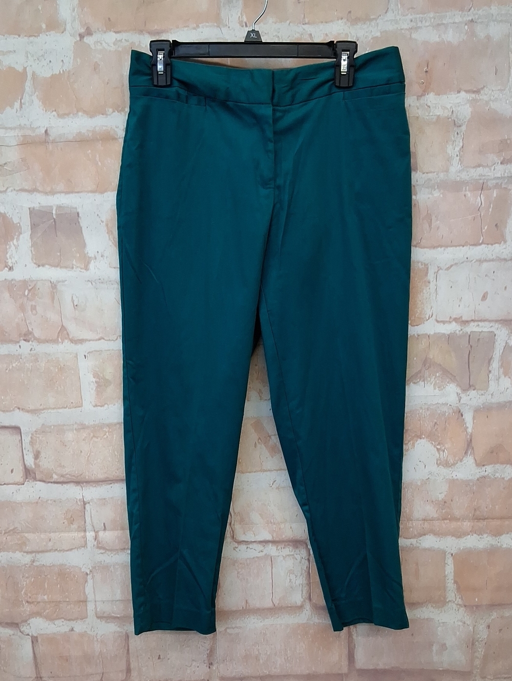 Ruby Rd. Teal Cropped Pull-On Ankle Pants